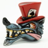 Wolf in Top Hat - Race Red